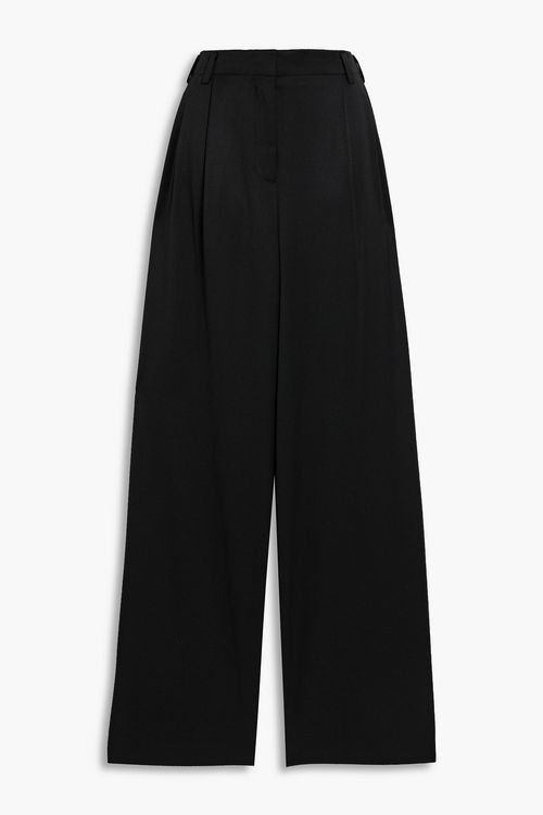 Leroy twill wide-leg pants