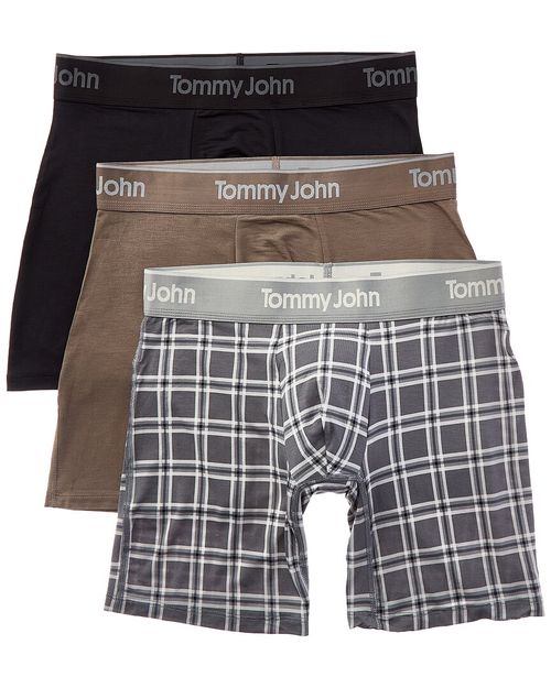 Set Of 3 Ultra Soft Flex 6In Boxer Brief