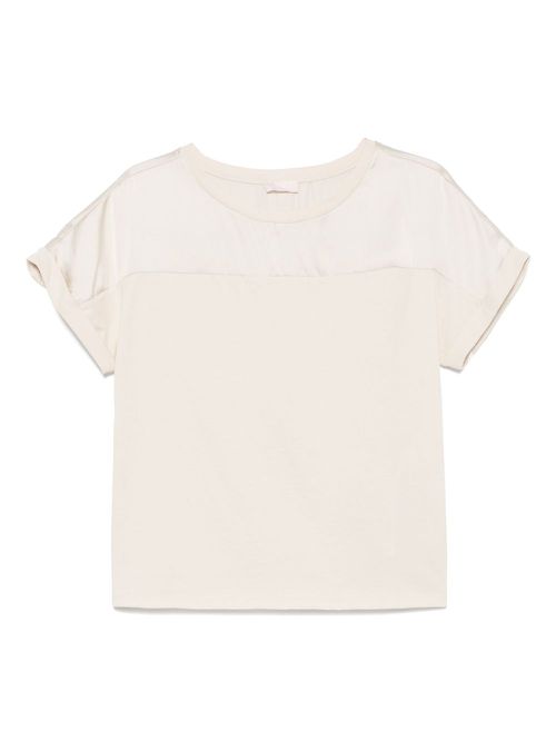 LIU JO panelled T-shirt - Neutrals