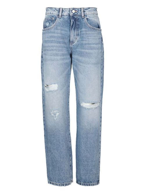 Ripped-detailing jeans - Blue