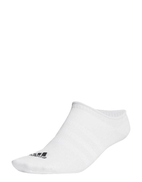 Adidas performance Thin and light no-show socks 3 pairs in white / black
