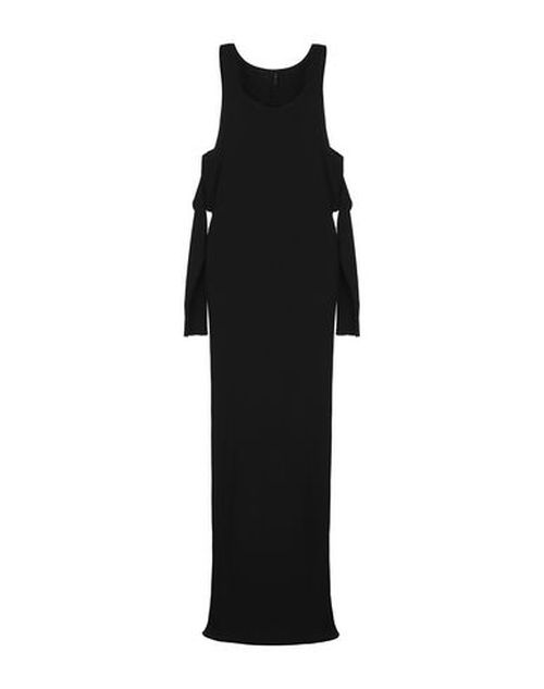 Ben Taverniti Unravel Project Woman Maxi dress Black Size XXS Cotton, Cashmere