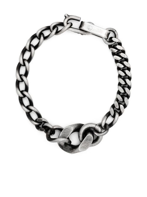 Filed Link bracelet - Silver