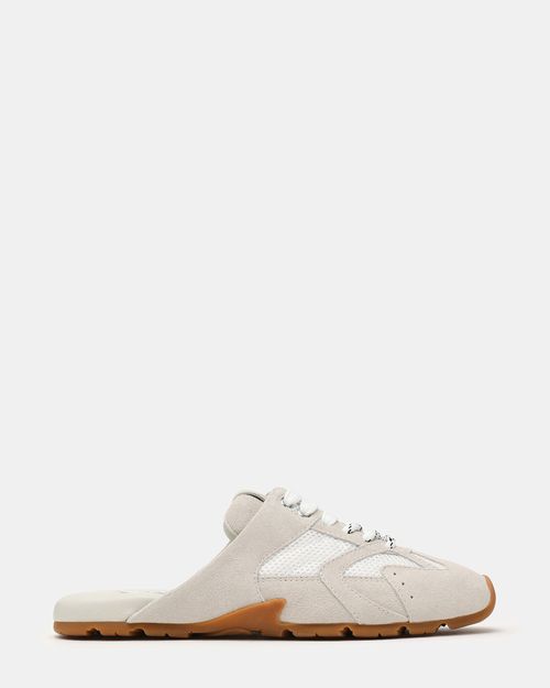 Steve Madden Women's Aziel Mule Slip-On Sneakers - White Suede