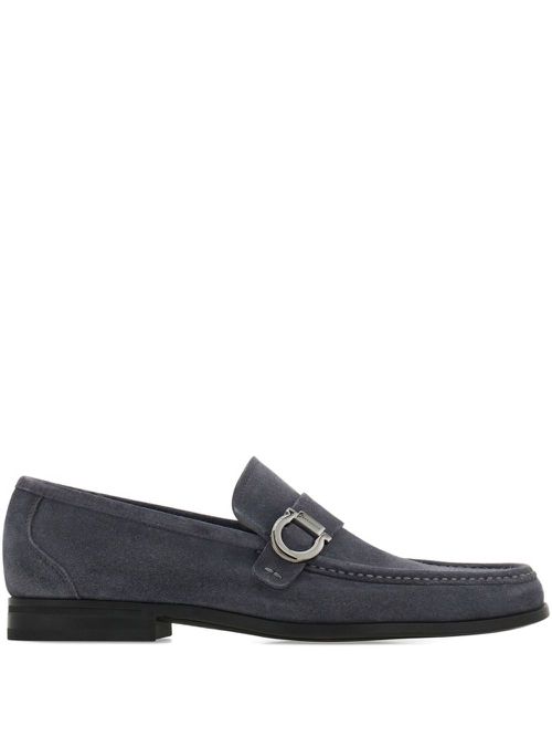 Ferragamo suede loafers - Grey