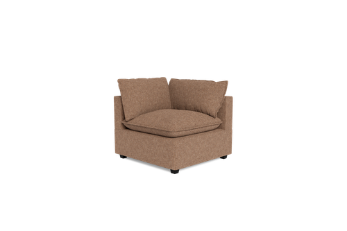 Kova Pillow Cushion Corner - Mocha Performance Bouclé