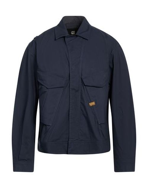 Man Jacket Navy Size M Cotton, Recycled cotton
