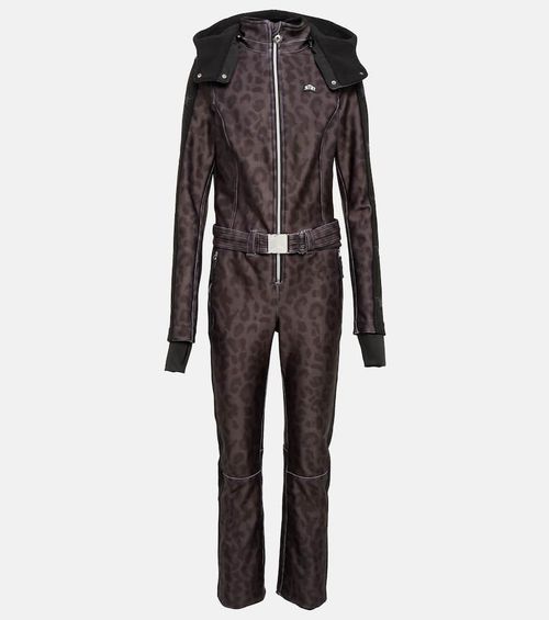 Magic Ghoster leopard-print ski suit