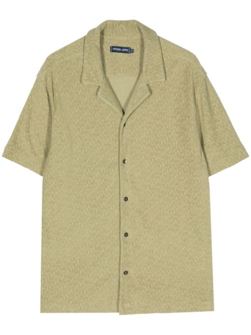 Roberto Copacabana-jacquard terry cotton shirt - Green
