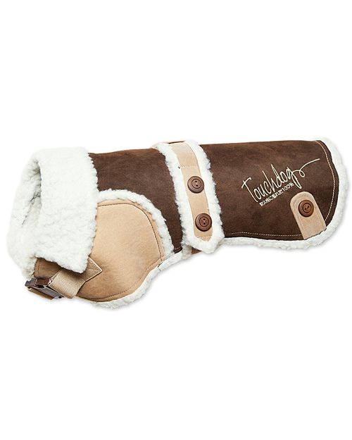 Touchdog Original Sherpa Bark Designer Fashion Forward Dog Coat