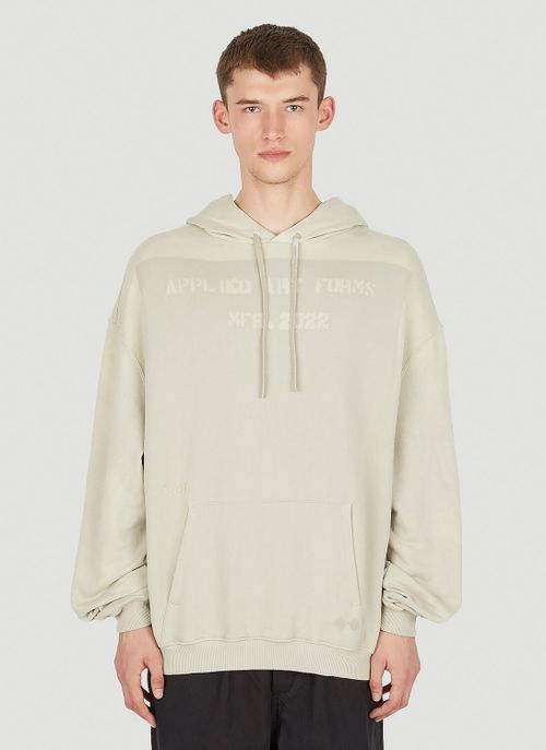 Spray Stencil Hooded Sweatshirt
