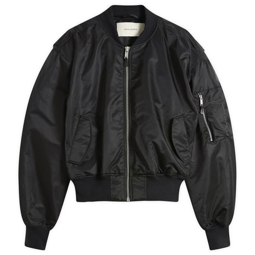 Men's Cropped Broad Bomber Jacket in Oil
