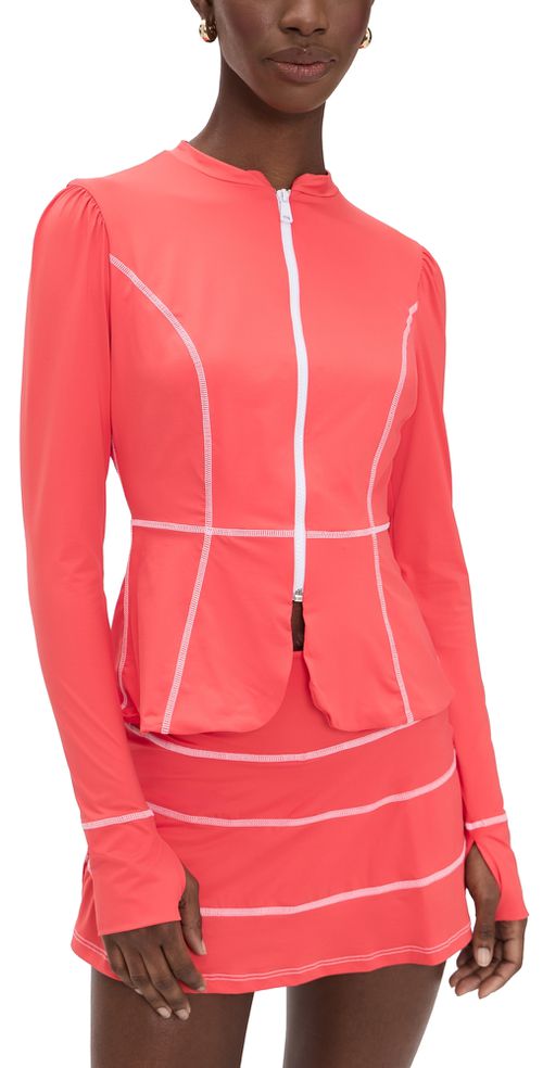 The Alexia Rashguard Top Coral