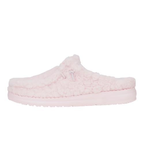 HEYDUDE Women's Wendy Cozy Slipper, Light Pink