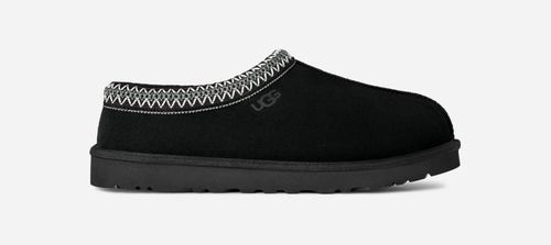 ® Men's Tasman II Sheepskin Slippers Clogs in Black