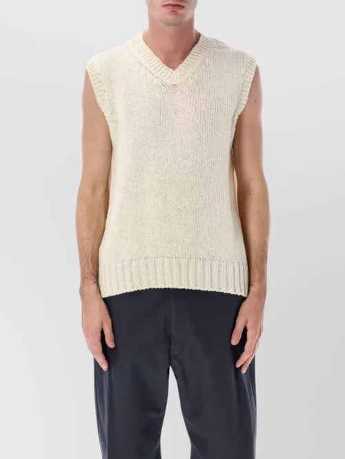 Howlin - sleeveless v-neck knit vest