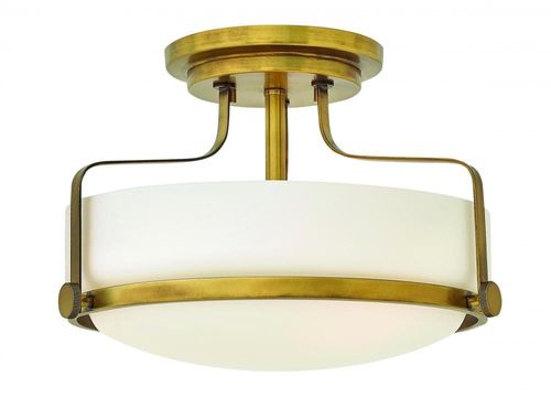Heritage Brass LED Flush Mount from the Harper Collection