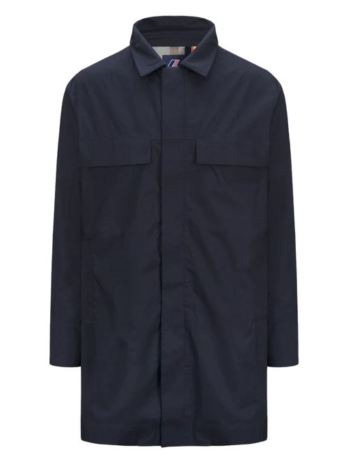 Cotton-blend coat - Blue