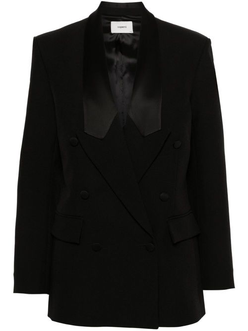 Double-breasted blazer - Black