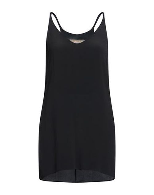Woman Top Black Size 2 Acetate, Silk
