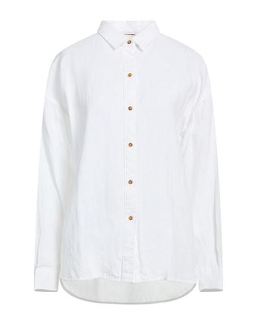 Woman Shirt White Size 12 Linen