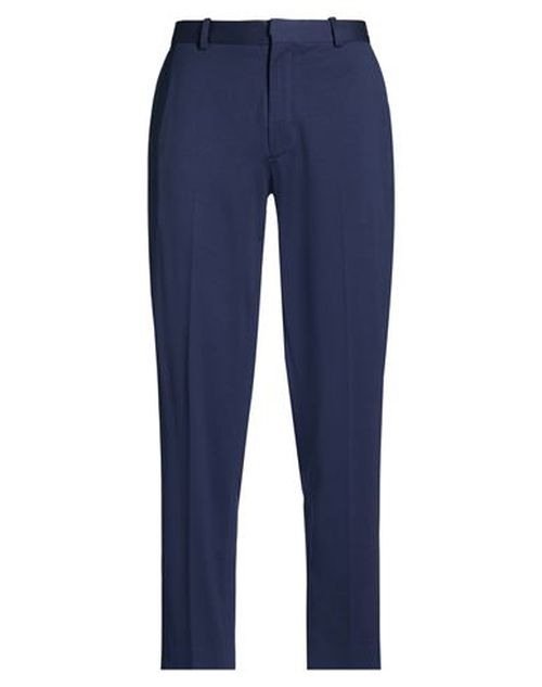 Man Pants Blue Size 34 Cotton, Elastane