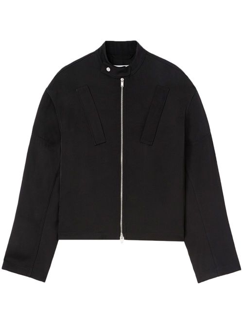 Zip-up biker jacket - Black