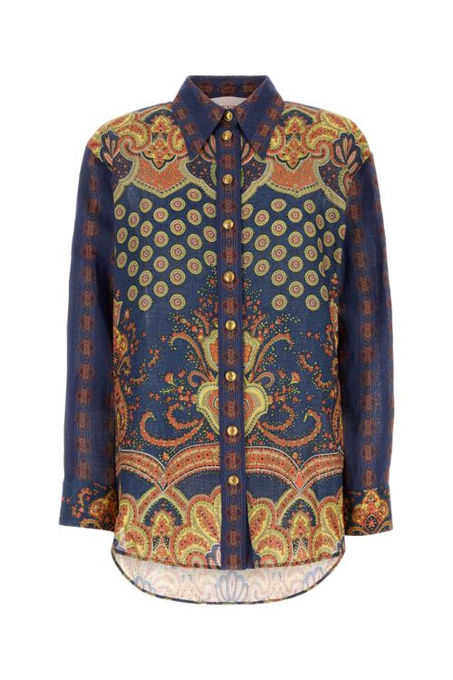Pattern Shirt — Navy