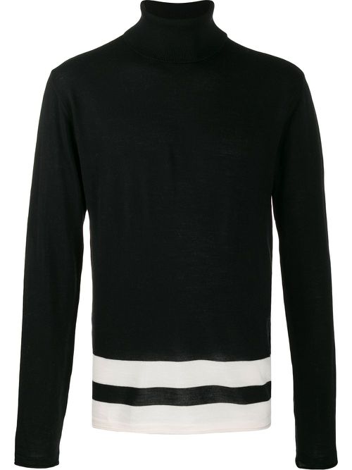 Stripe detail jumper - Black
