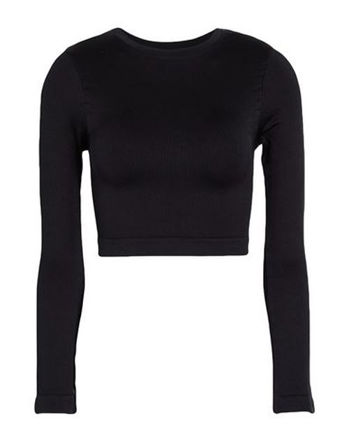 Woman Top Black Size 1 Polyester, Elastane
