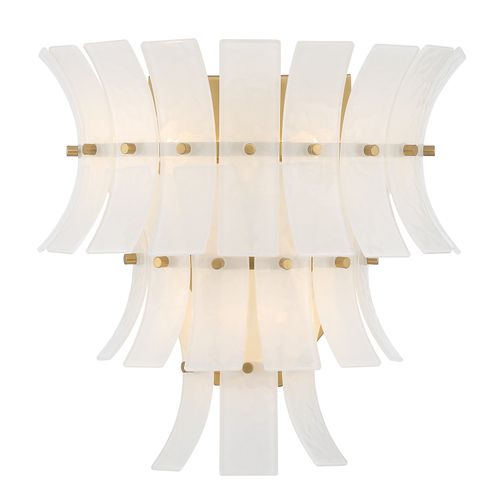Aged Brass Wall Sconce from the Abigail Collection