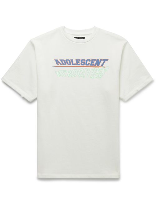 Printed Cotton-Jersey T-Shirt