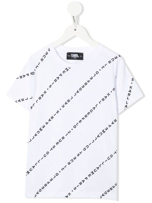 Logo-print short-sleeve T-shirt - White