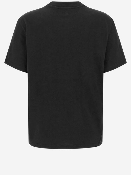 Cotton Crew Neck T-Shirt — Black