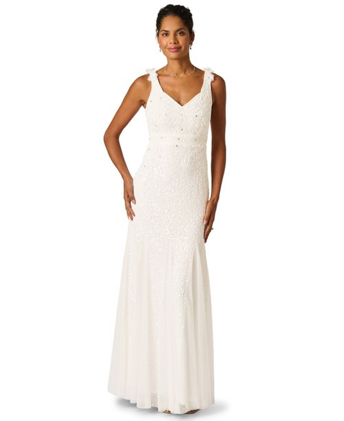 Women's Off The Shoulder Long Dress - Ivory