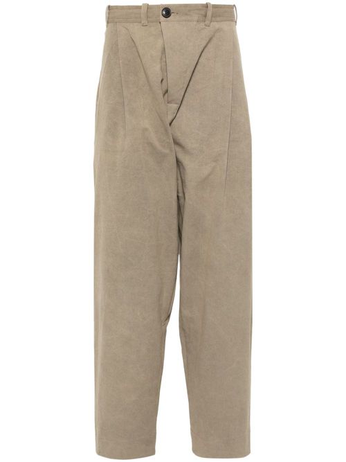 Tapered-leg trousers - Neutrals