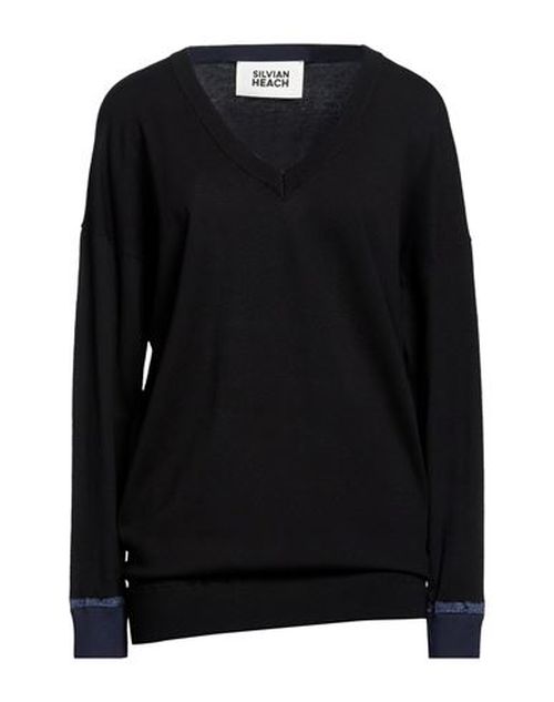 Woman Sweater Black Size L Viscose, Polyester