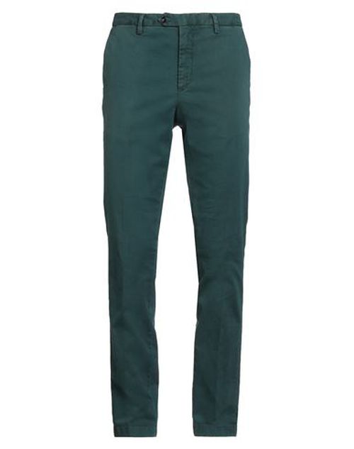 Man Pants Deep teal Size 34 Cotton, Elastane