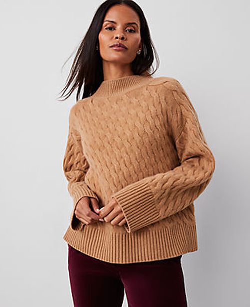 Ann Taylor Cashmere Cable Sweater