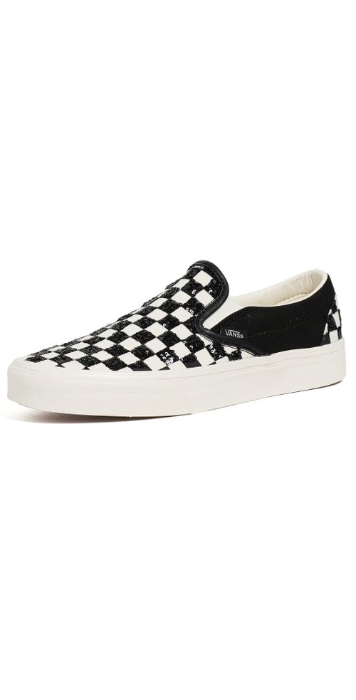 Classic Slip On Sneakers Beaded Checkerboard W