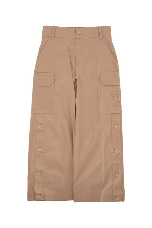 Multi-Pocket Cargo Cargo Pants — Beige
