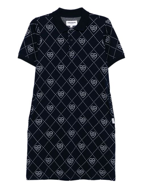 Polo dress - Blue