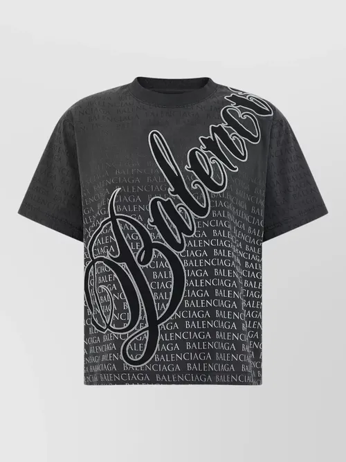 Balenciaga - script logo t shirt short sleeve