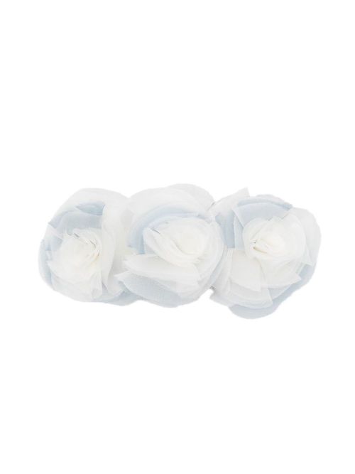 Two-toned flower hairclip - Blue
