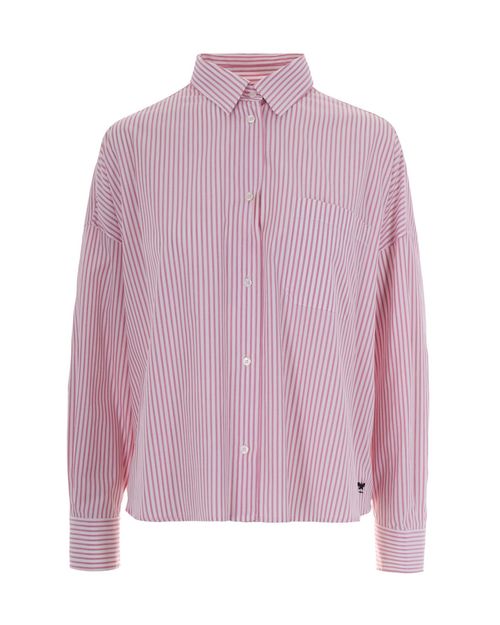 Pink Oversized Stripes Shirt