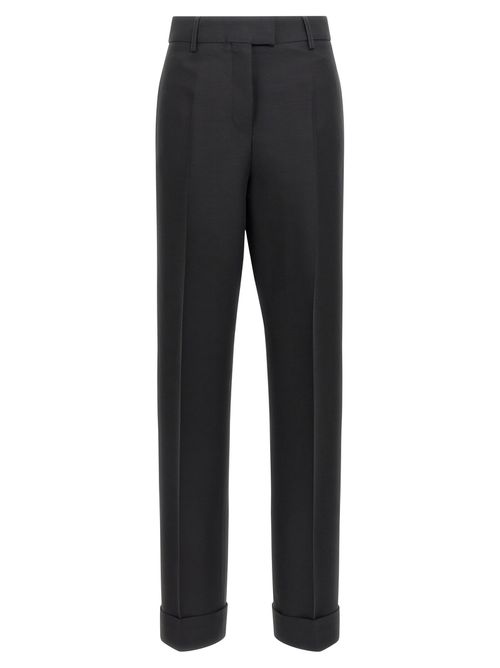 Stretched Pleated Trousers Pants