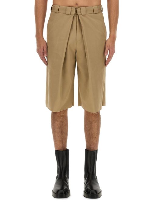 Blend Cotton Bermuda Shorts
