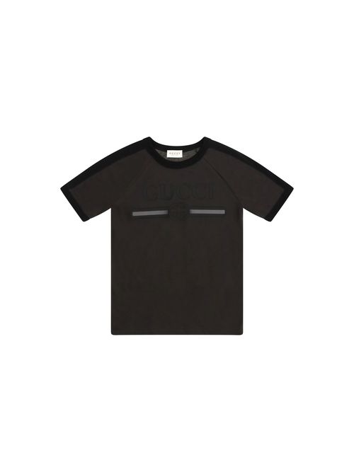Logo-Printed Cotton T-Shirt — Gray