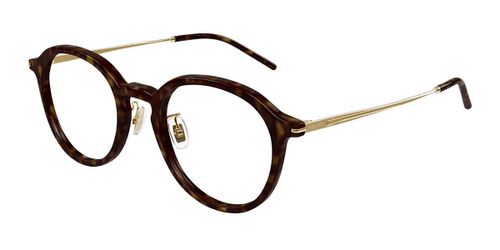 Gucci GG1734OK Asian Fit 002 Men's Eyeglasses Tortoiseshell Size 50 - Blue Light Block Available