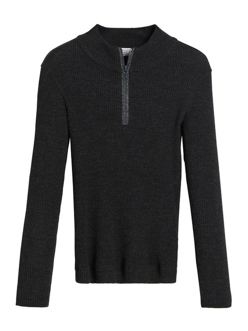Zip-up sweater - Black